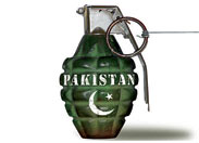 Pakistan at risk grenade