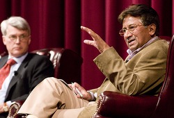 Musharraf at Univ of Stanford